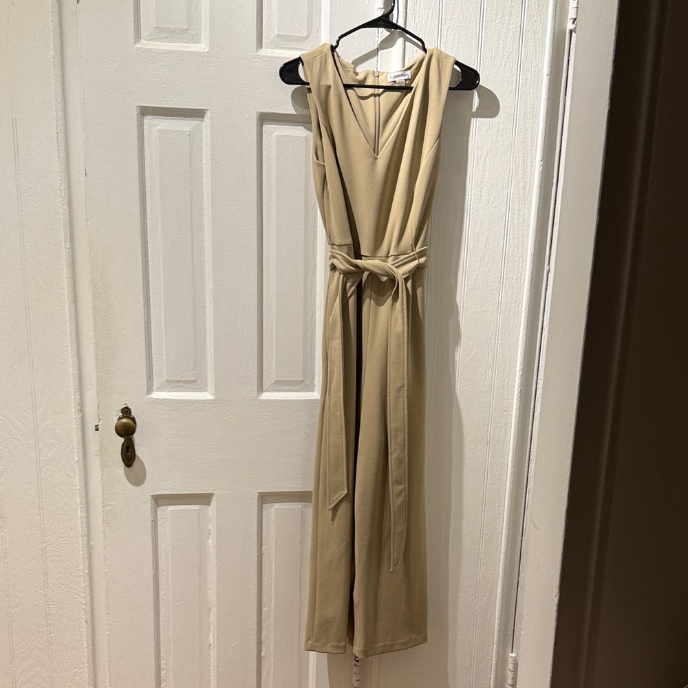 Calvin Klein Tan Jumpsuit